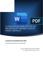 Taller de Microsoft Word Basico 2019 PDF