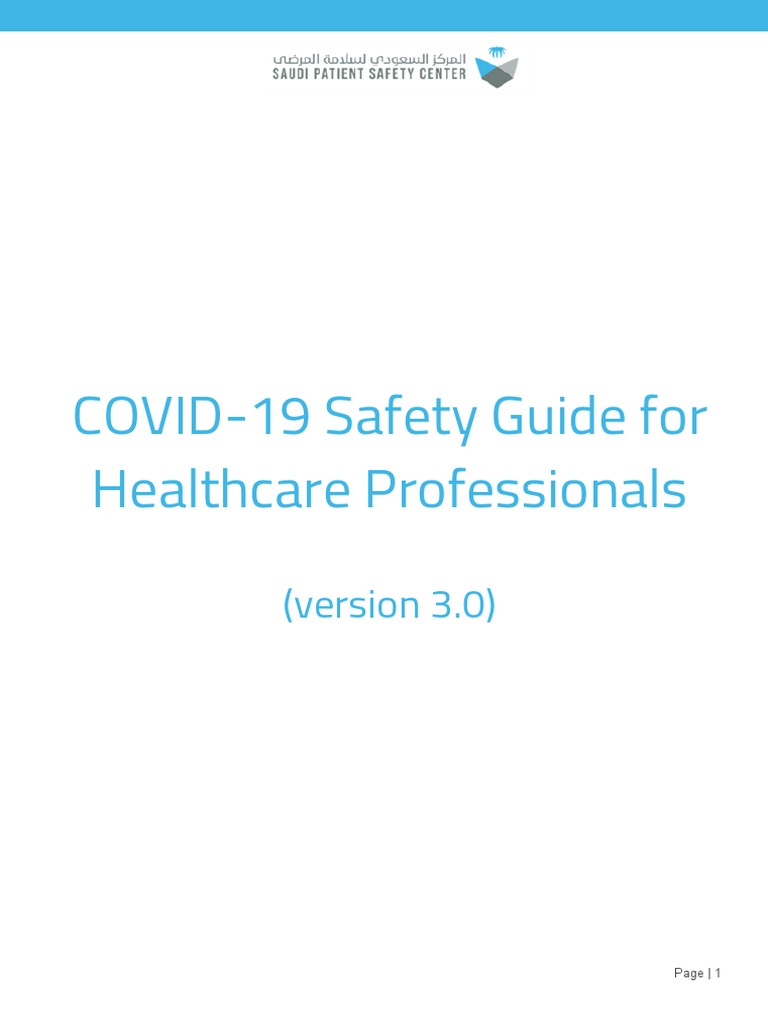 COVID-19 Safety Guide For Healthcare Workers Version 3.0 | PDF ...