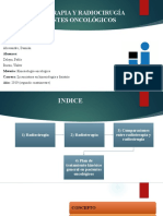 Radioterapia y radiocirugía: comparaciones y efectos en pacientes oncológicos