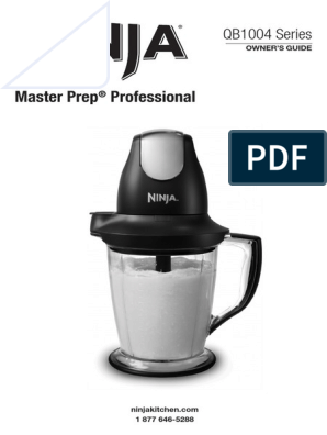 Ninja Ninja Master Prep Pro System Food Processor in Black/Clear
