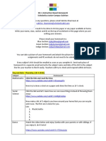 KG I Instruction Based Homework JRG - 30 TH April 2020