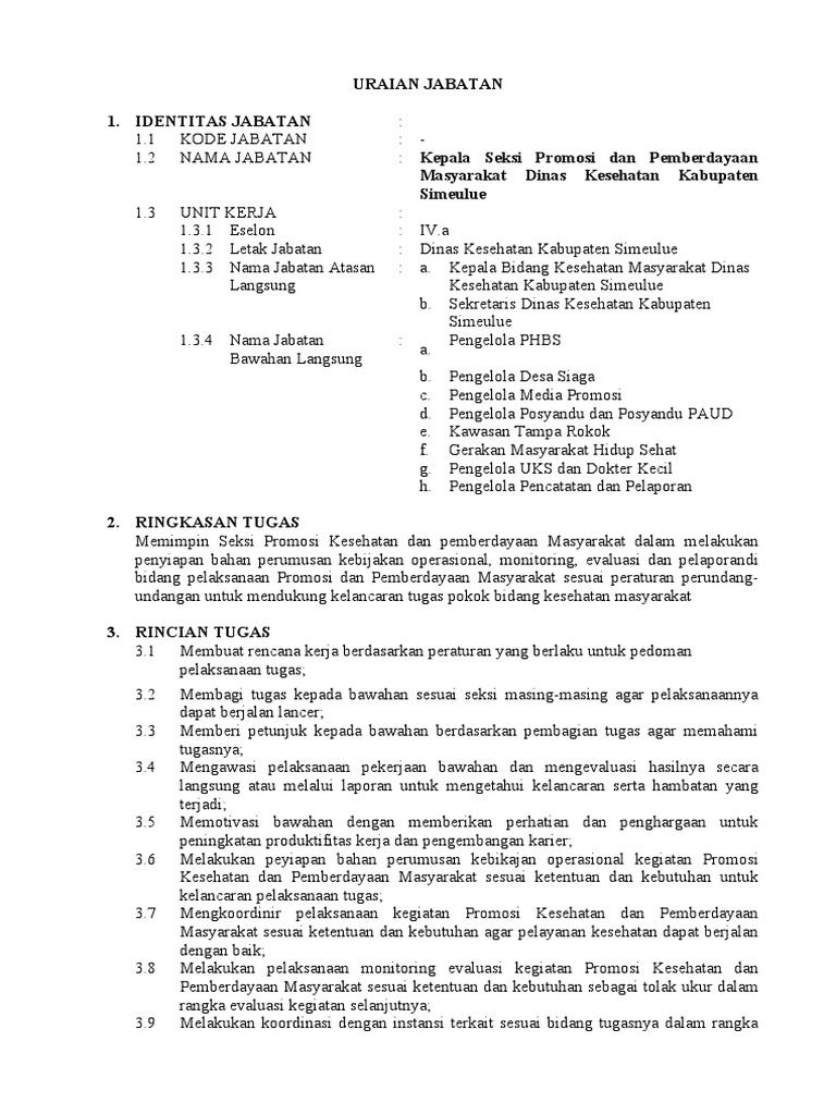 Contoh RHK Penata Layanan Operasional | PDF