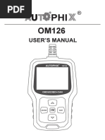 Autophix OM126 User's Manual