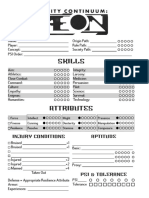 Trinity Aeon Character Sheet (Printer Friendly) PDF