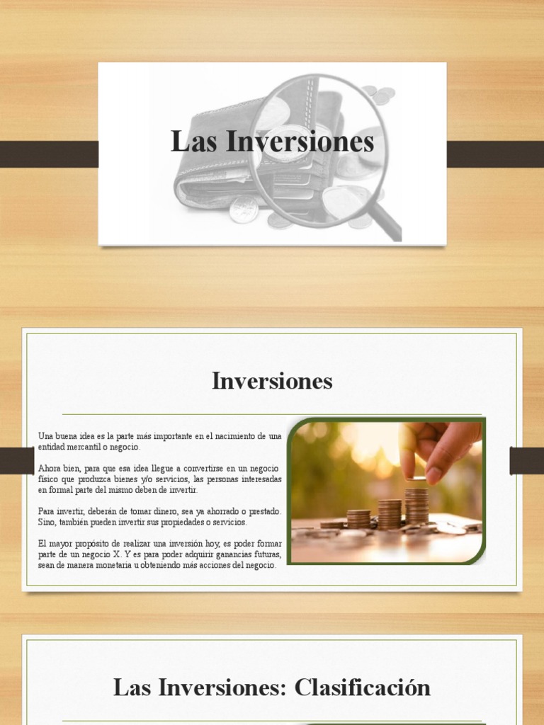 Tipos y Riesgos de Inversiones Mercantiles | PDF | Compartir (Finanzas ...