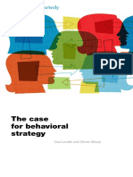 The Case For Behavioral Strategy: Dan Lovallo and Olivier Sibony