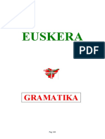 Euskera Gramatika