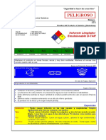 Solvente Limpiador Emulsionable D-TAR