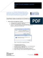 Application Note: Relion 650 Series Circuit Breaker Control