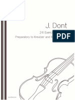 Dont - 24 Exercises Op.37 (Violin and Piano) PDF