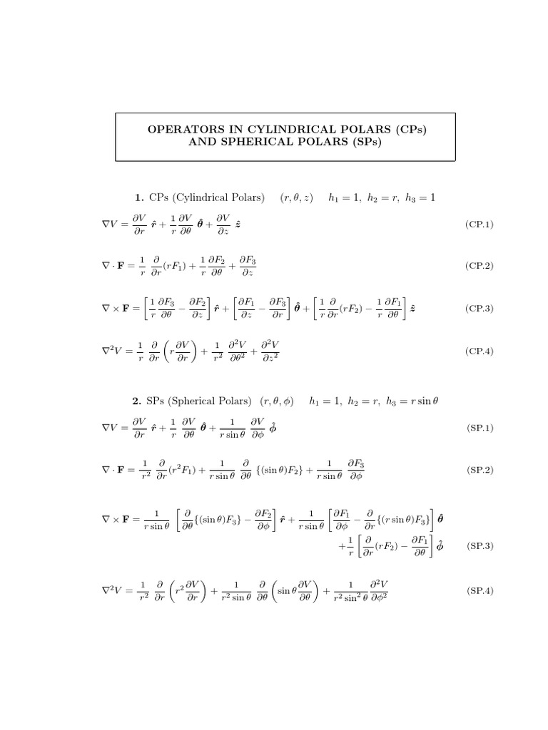 Operators in CPs and SPs PDF | PDF