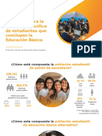 Estrategia para La Atención Específica de Estudiantes Que Concluyen La Educación Básica