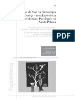 O Lugar Da Mãe Na Psicoterapia Da Criança - Uma Experiência de Atendimento Psicológico Na Saúde Pública