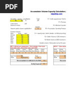 Accumulator Volume Capacity Calculation (API RP53 and IRP 1)