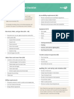 Building Evaluation Checklist: Accessibility Requirements (RC)