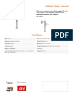 Fluxómetro para Inodoro Descarga Indirecta - SM PDF