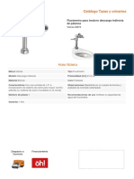 Fluxómetro para Inodoro Descarga Indirecta - Vainsa PDF