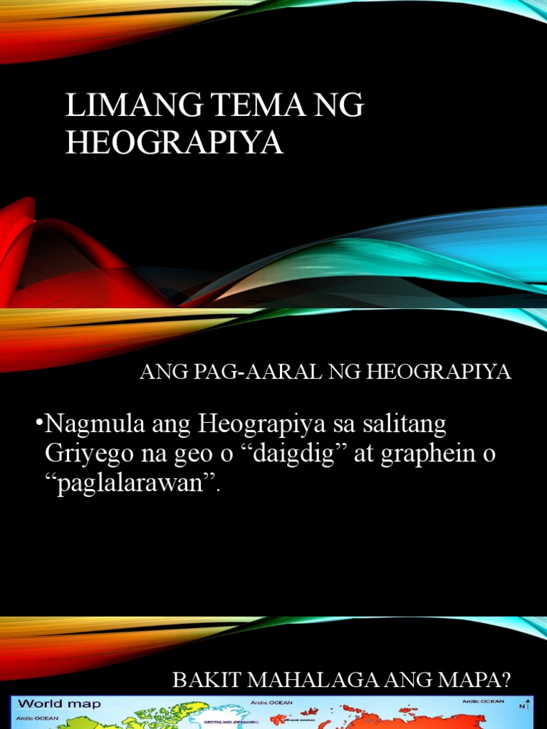 Limang Tema Ng Heograpiya Pdf