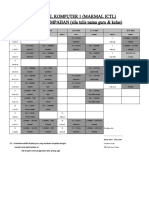 Jadual Tempahan Makmal Komputer