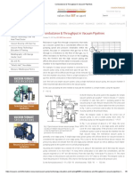 (VAC AERO International, 2013) Conductance & Throughput in Vacuum Pipelines