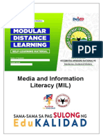 Media and Information Literacy (MIL) : Occidental Mindoro National Hs