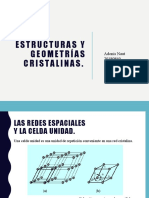 Estructuras y Geometrías Cristalinas