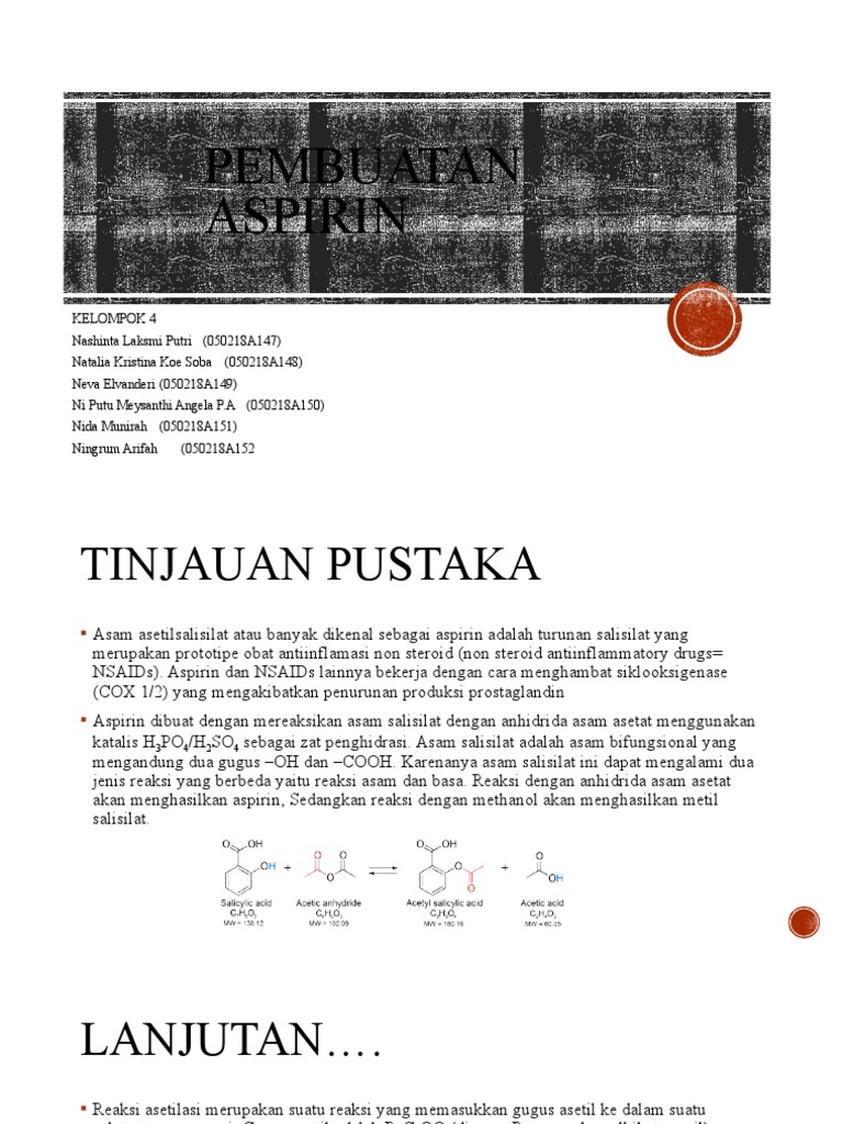 Pembuatan Aspirin PDF