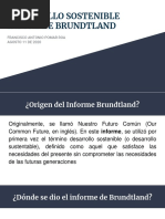 Informe Brundtland y Desarrollo Sostenible | PDF | Sustentabilidad ...