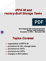 NFPA 30 and Factory-Built Storage Tanks