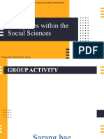 Disciplines Within The Social Sciences