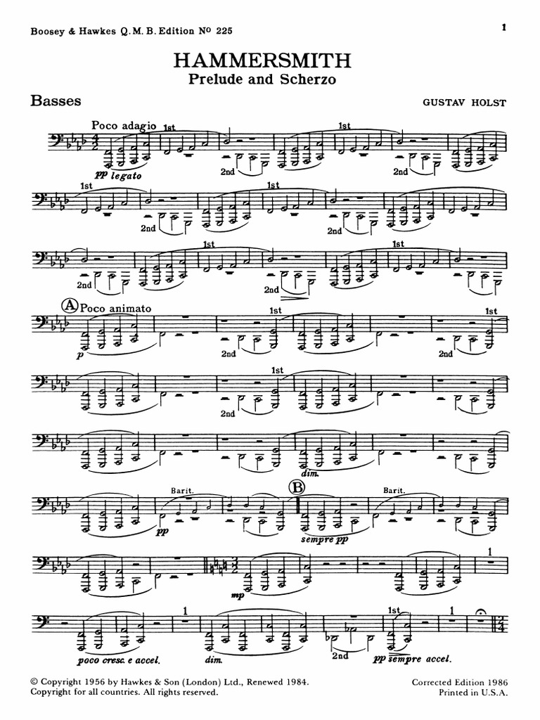 Holst Hammersmith Tuba PDF PDF
