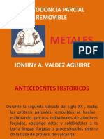 Metales - Prostodoncia Parcial Removible