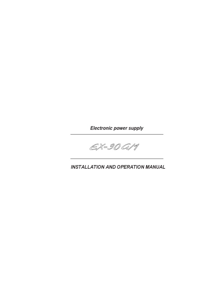 Syncrostepper Powertron Manual | PDF | Power Supply | Switch