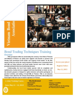 Bond Trading Techniques Training Course May 2015 - Flyer