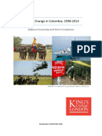 Military Change in Colombia: 1998-2014: Defence Ownership and Norm Compliance