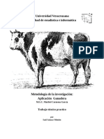 Metodología de La Investigación: Aplicación Ganadera