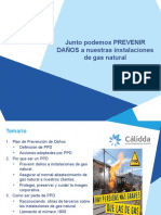 Junto Podemos PREVENIR DAÑOS A Nuestras Instalaciones de Gas Natural