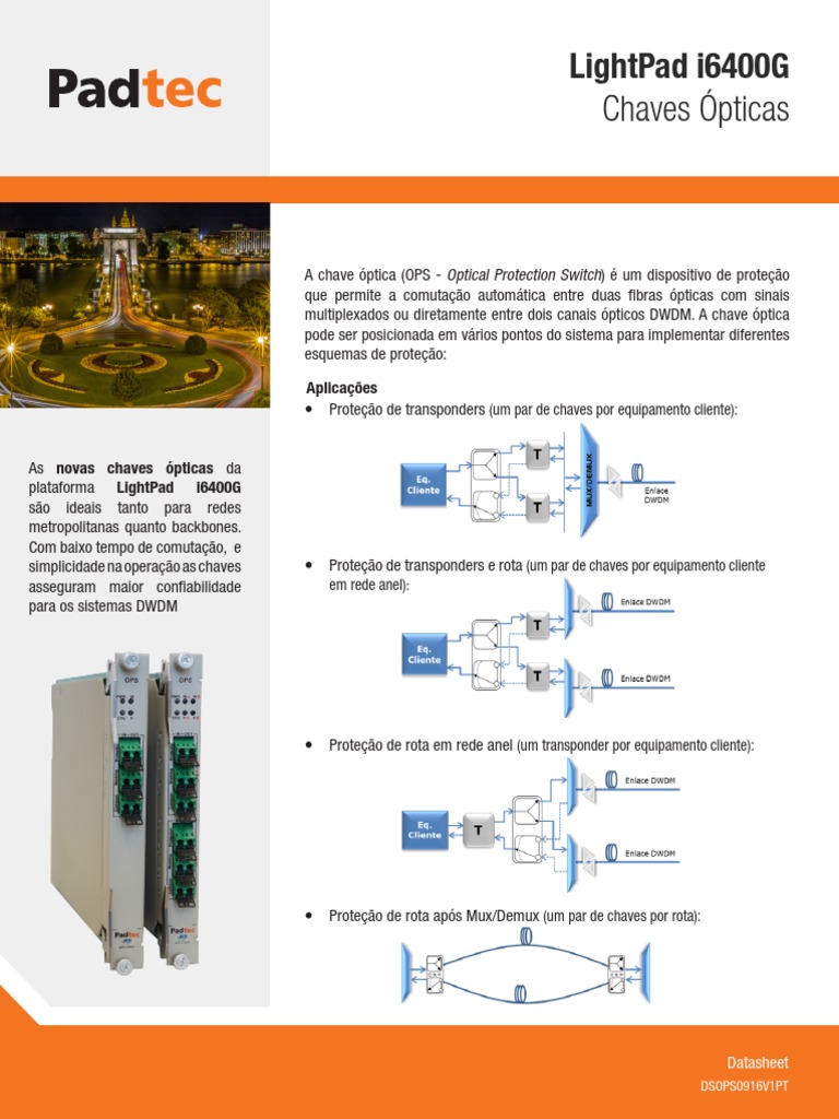 Placa OPS-Padtec PDF | Download grátis PDF | Rede de computadores ...
