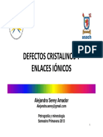 8 - Defectos - Cristalinos - y - Elaces - I - Nicos 2