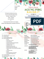 Buku Program Tema Floral