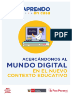 1. Acercándonos al mundo digital en el nuevo contexto educativo