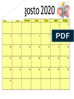 calendario agsoto perso