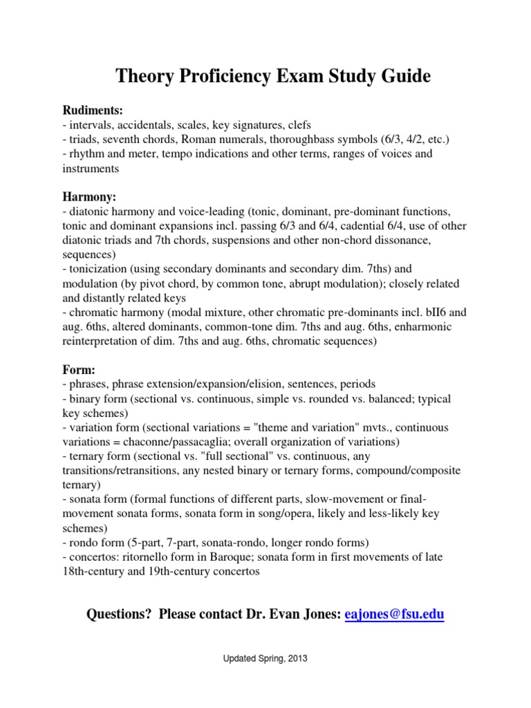 FSU Theory Test Guide 2013 | PDF