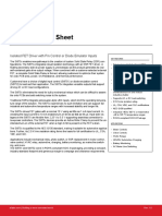 Si8751/52 Data Sheet: Isolated FET Driver With Pin Control or Diode Emulator Inputs