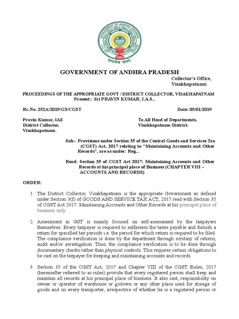 Maintaining Proper Accounts and Records is Essential for GST Compliance