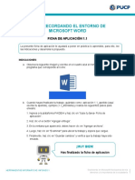 Infopuc: Tema: Recordando El Entorno de Microsoft Word