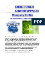 General Supply Company Profile Sample PDF