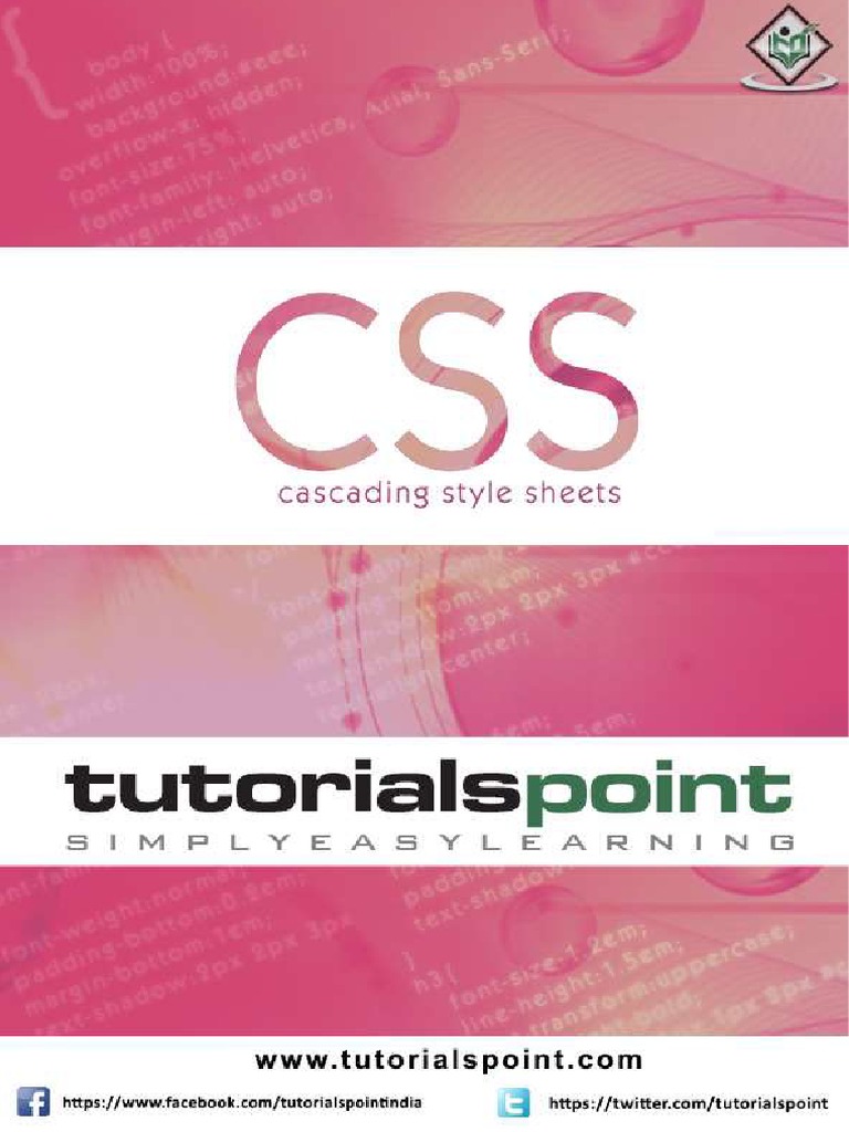 TutorialsPoint CSS Full | PDF