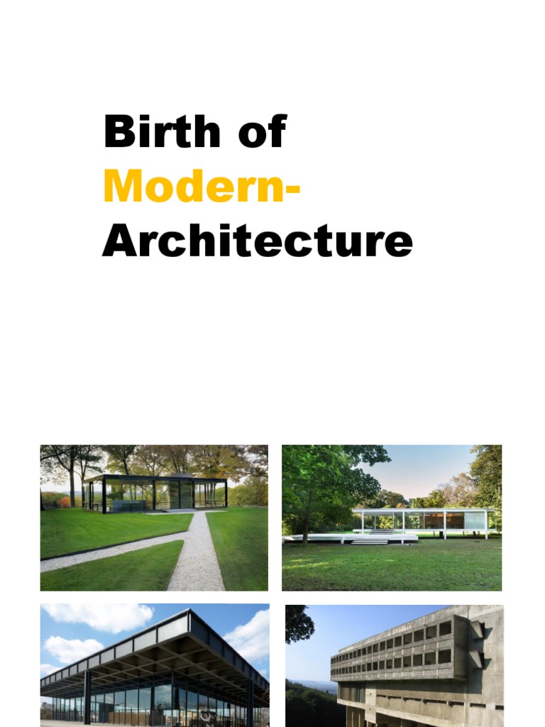 Evolution of Modern Architecture | PDF | Art Deco | Art Nouveau
