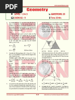 Level - 2 & 3 Questions: 25 Exercise - 11 Time: 25 Min.: PQ R PQ + PQ R 4 +